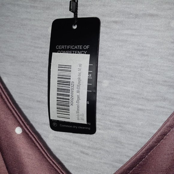 Oxiuly Purple Polka Dot Dress - Picture 3 of 6